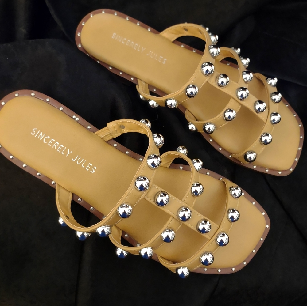 Women's Studded Sandal by Sincerely Jules - Picture 6 of 7
